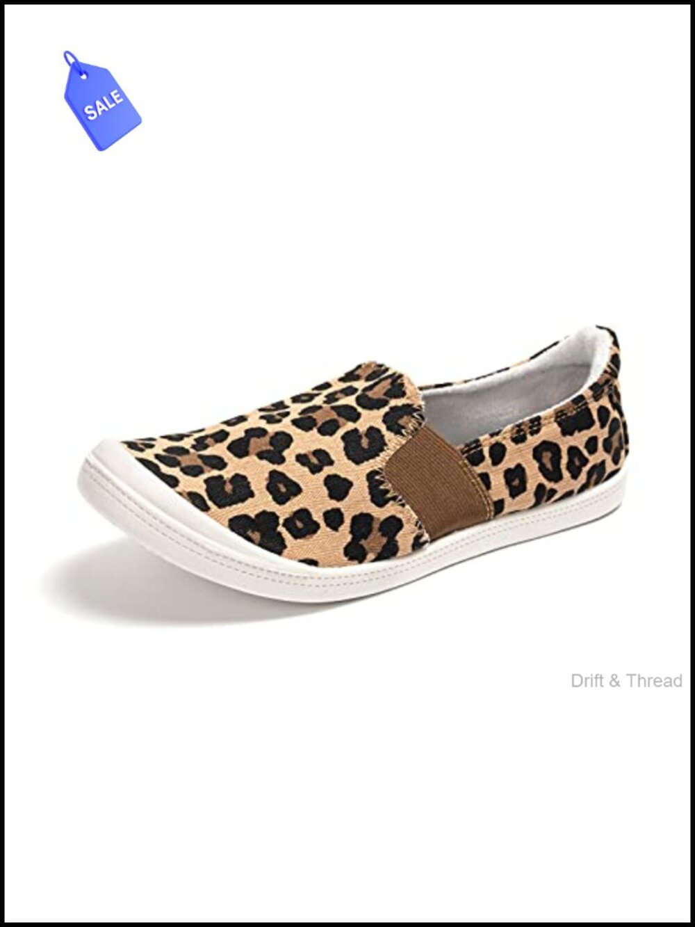 Canvas Slip-On Sneakers Low Top Casual Tennis Shoes Memory Foam